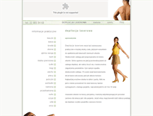 Tablet Screenshot of depilacja-laserowa.bostonclinic.pl