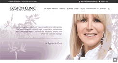 Desktop Screenshot of bostonclinic.pl